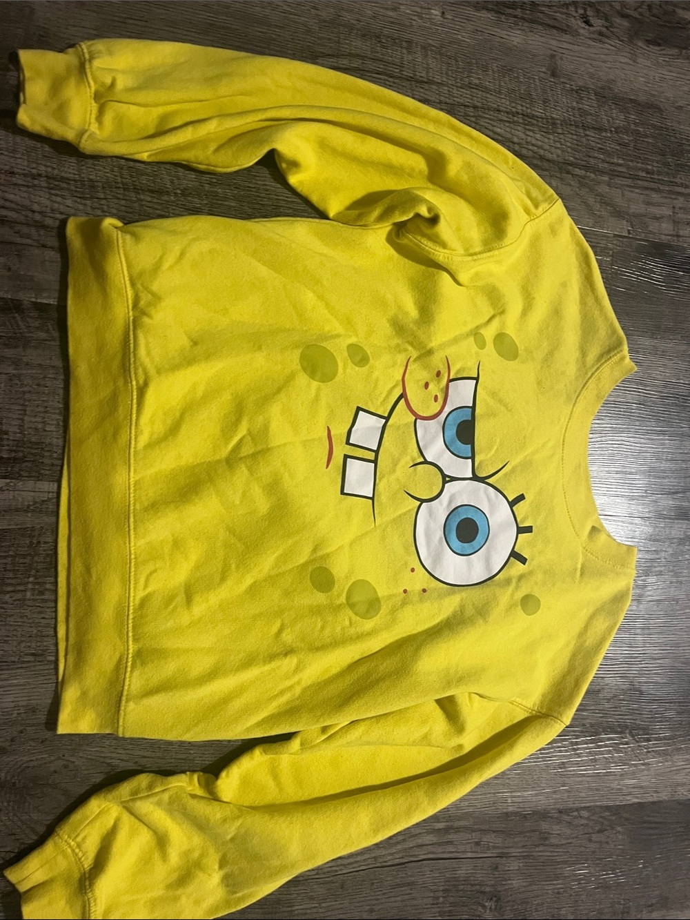 SpongeBob Squarepants Bright Yellow Kids Graphic Pullover